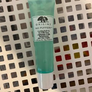 Origins no puffery cooling roll-on for puffy eyes.